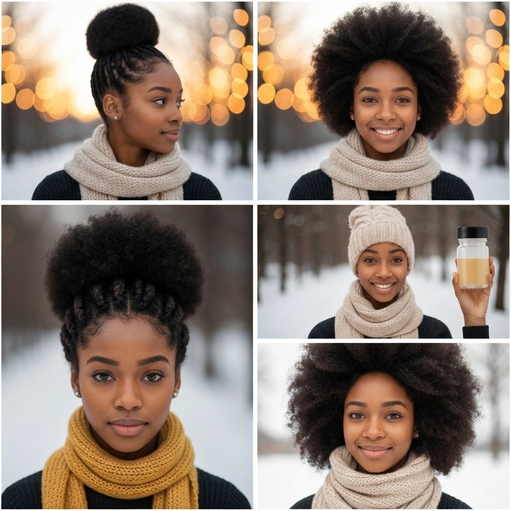 5 Conseils pour Entretenir vos Cheveux Afro en Hiver